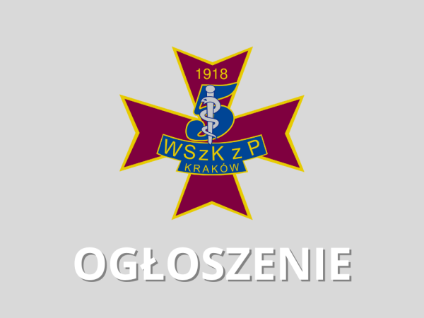 grafika z napisem ogłoszenie