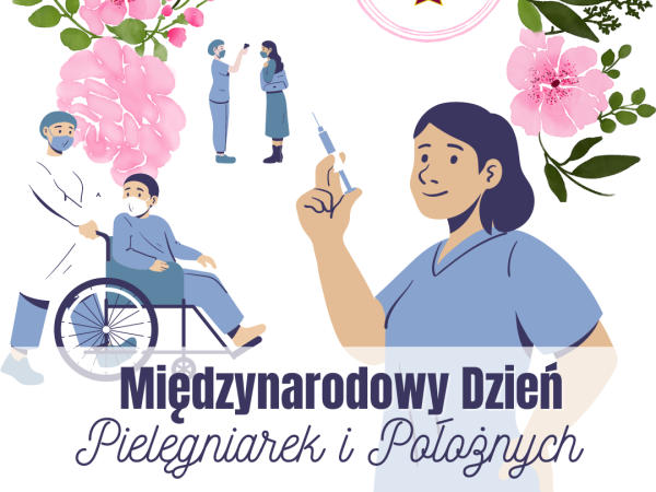 grafika Międzynarodowy Dzień Pielęgniarek i Położnych