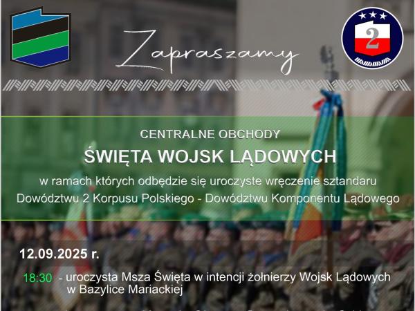 plakat swieto wojsk ladowych