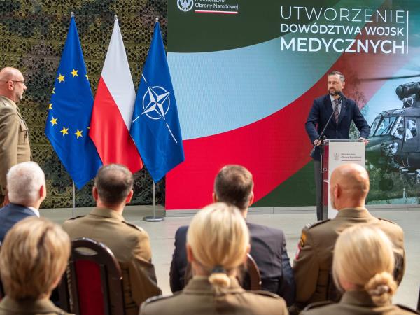 Siedziba Dowództwa Wojsk Medycznych w Krakowie ‼️ Dowódcą nowej jednostki został płk lek. Mariusz Kiszka.