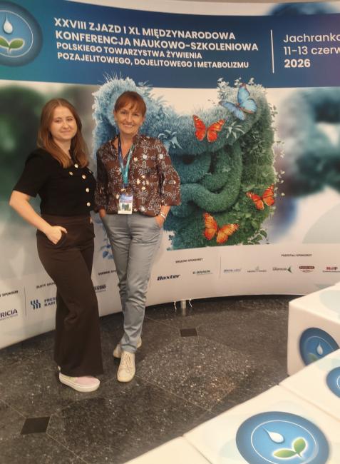 Dietetyczki szpitala wojskowego na XXVIII Zjeździe i XL Międzynarodowej Konferencji Naukowo-Szkoleniowej Polskiego Towarzystwa Żywienia Dojelitowego, Pozajelitowego i Metabolizmu w Jachrance